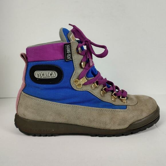 VTG Tecnica Skywalk Trekking Gore-tex hiking outdoors retro boots mens size 8 - Picture 1 of 9